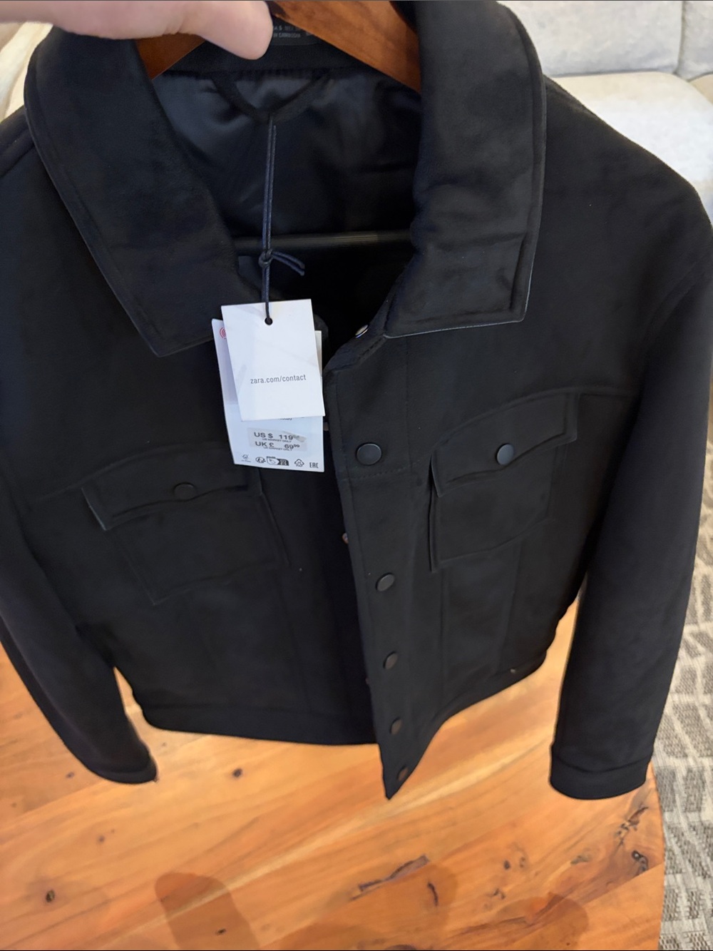 🆙 New men’s Zara Jacket heavy weight - Picture 5 of 10